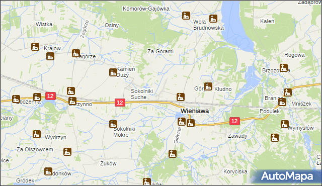 mapa Kochanów Wieniawski, Kochanów Wieniawski na mapie Targeo