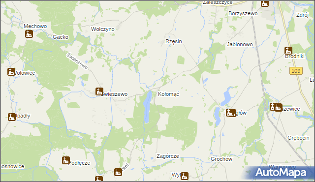 mapa Kołomąć, Kołomąć na mapie Targeo