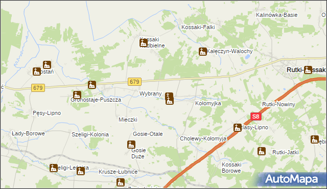 mapa Kołomyja, Kołomyja na mapie Targeo