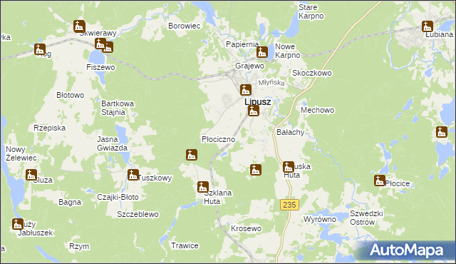 mapa Konitop, Konitop na mapie Targeo