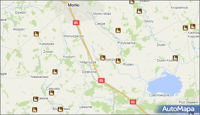 mapa Konopczyn, Konopczyn na mapie Targeo