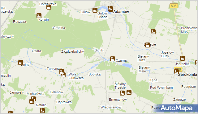 mapa Konorzatka, Konorzatka na mapie Targeo