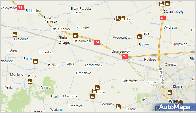 mapa Kopydłów, Kopydłów na mapie Targeo