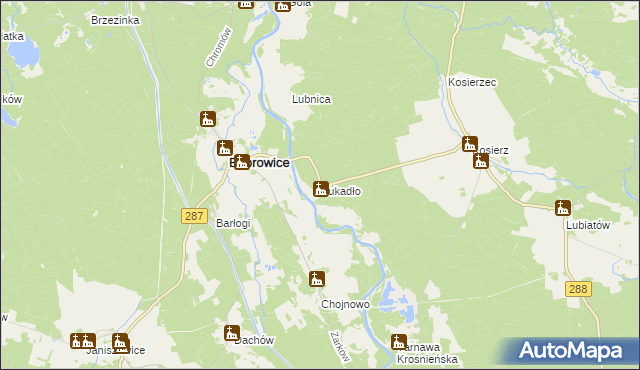 mapa Kukadło, Kukadło na mapie Targeo