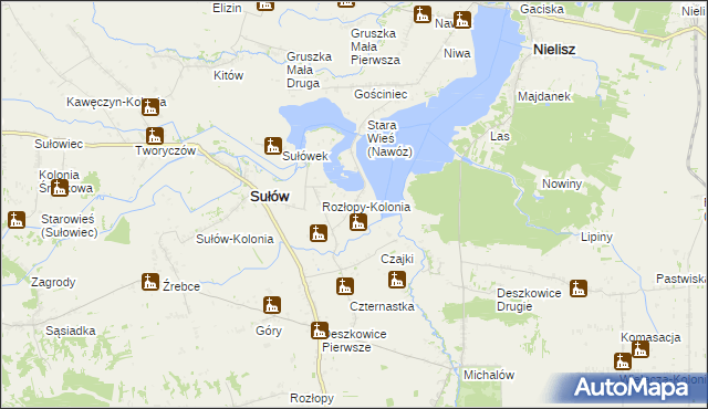 mapa Kulików, Kulików na mapie Targeo