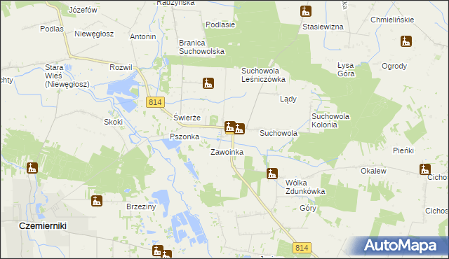 mapa Kuraszew, Kuraszew na mapie Targeo