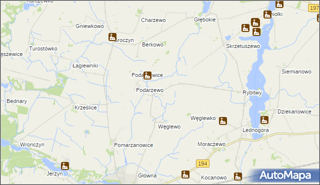 mapa Latalice, Latalice na mapie Targeo