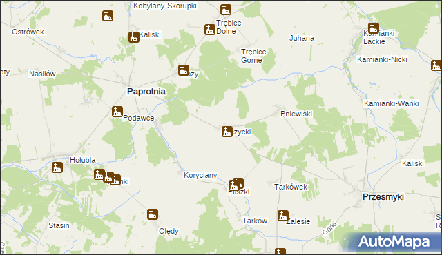 mapa Łęczycki, Łęczycki na mapie Targeo