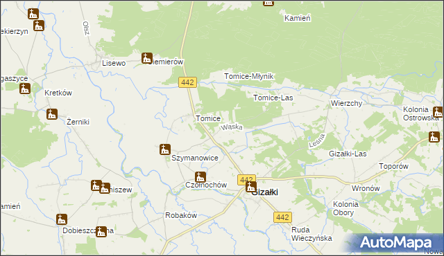 mapa Leszczyca, Leszczyca na mapie Targeo