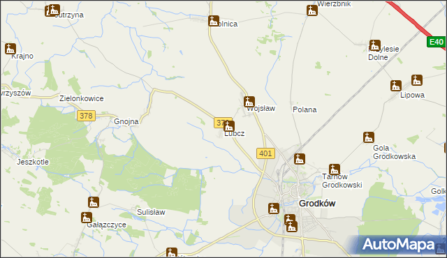 mapa Lubcz gmina Grodków, Lubcz gmina Grodków na mapie Targeo