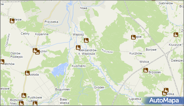 mapa Łysaków gmina Koniecpol, Łysaków gmina Koniecpol na mapie Targeo