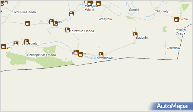 mapa Machnówek, Machnówek na mapie Targeo