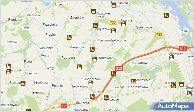 mapa Markowola, Markowola na mapie Targeo