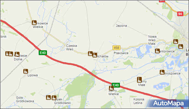 mapa Michałów gmina Olszanka, Michałów gmina Olszanka na mapie Targeo