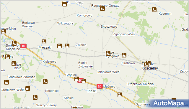 mapa Młotkowo-Kolonia, Młotkowo-Kolonia na mapie Targeo