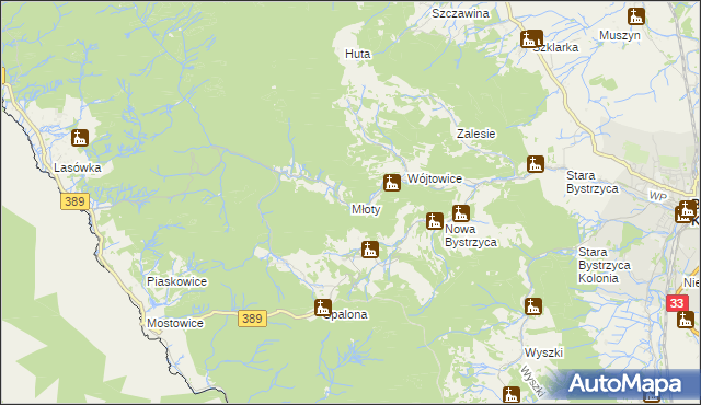 mapa Młoty, Młoty na mapie Targeo