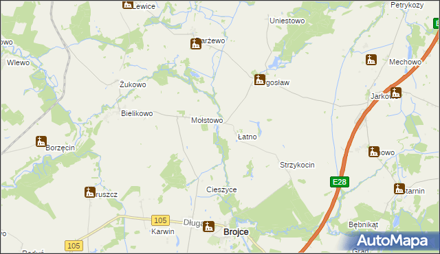 mapa Mołstówko, Mołstówko na mapie Targeo