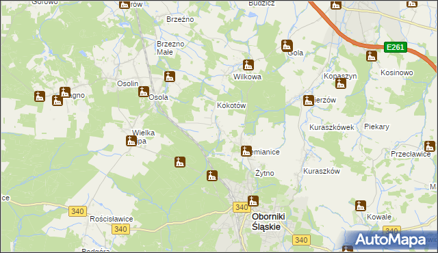 mapa Morzęcin Wielki, Morzęcin Wielki na mapie Targeo