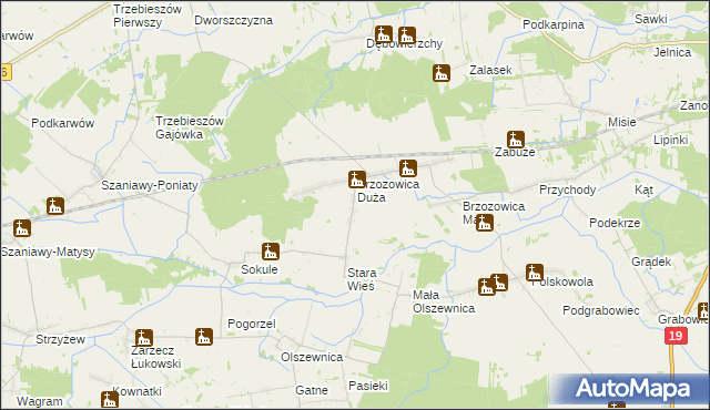 mapa Mościska gmina Kąkolewnica, Mościska gmina Kąkolewnica na mapie Targeo