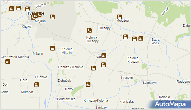 mapa Nabróż, Nabróż na mapie Targeo