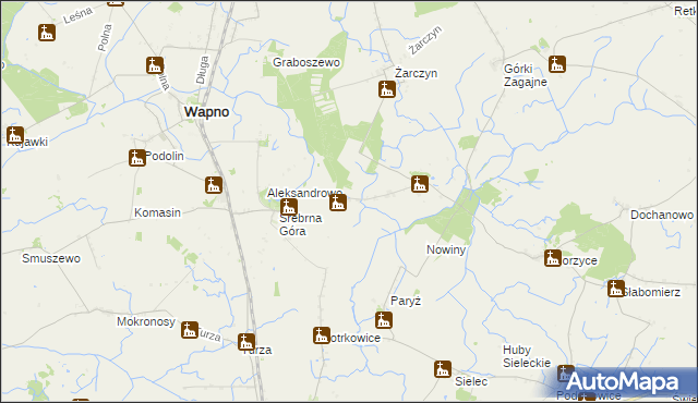 mapa Nadborowo, Nadborowo na mapie Targeo