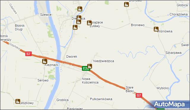 mapa Niedźwiedziówka, Niedźwiedziówka na mapie Targeo