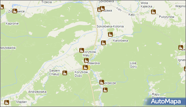 mapa Niemirów gmina Frampol, Niemirów gmina Frampol na mapie Targeo