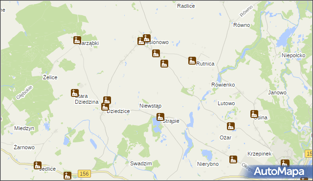 mapa Nowa Dziedzina, Nowa Dziedzina na mapie Targeo