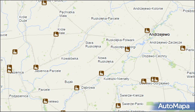 mapa Nowa Ruskołęka, Nowa Ruskołęka na mapie Targeo