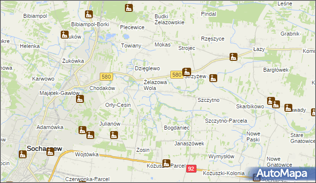 mapa Nowe Mostki, Nowe Mostki na mapie Targeo