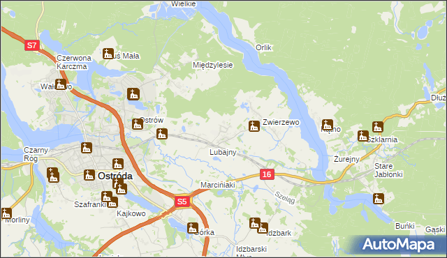 mapa Nowe Siedlisko, Nowe Siedlisko na mapie Targeo