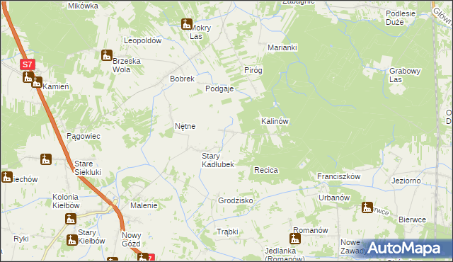 mapa Nowy Kadłubek, Nowy Kadłubek na mapie Targeo