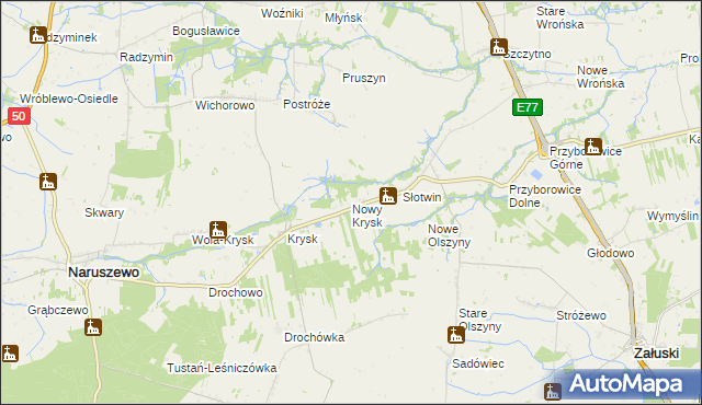 mapa Nowy Krysk, Nowy Krysk na mapie Targeo