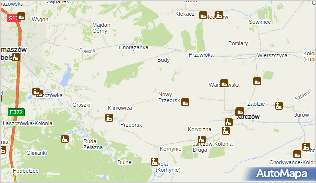 mapa Nowy Przeorsk, Nowy Przeorsk na mapie Targeo