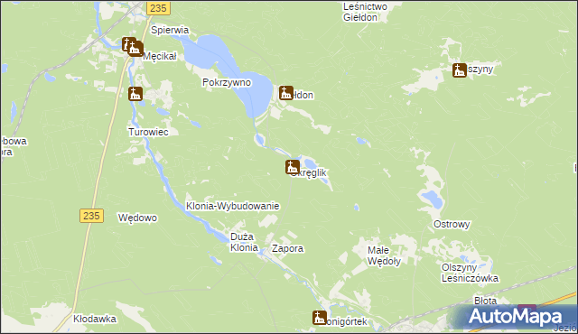 mapa Okręglik, Okręglik na mapie Targeo