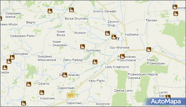 mapa Ołdaki gmina Gzy, Ołdaki gmina Gzy na mapie Targeo