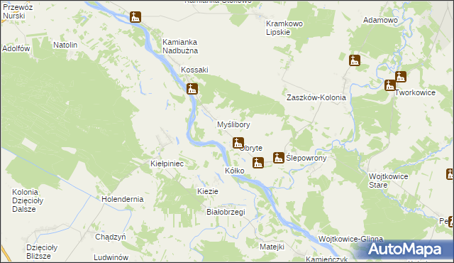 mapa Ołowskie, Ołowskie na mapie Targeo