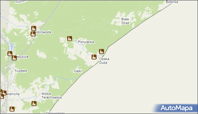 mapa Opaka Duża, Opaka Duża na mapie Targeo