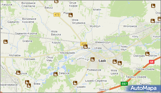 mapa Orchów, Orchów na mapie Targeo