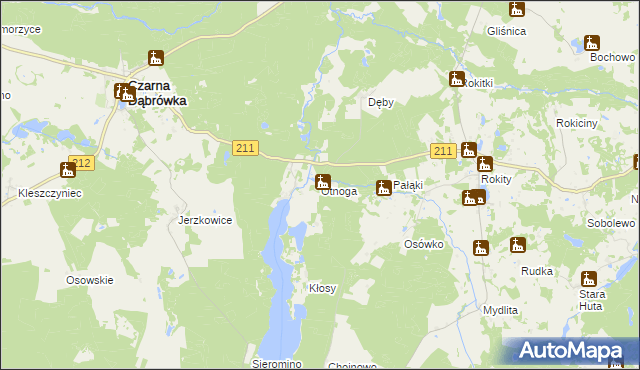 mapa Otnoga, Otnoga na mapie Targeo