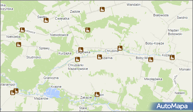 mapa Owczarnia gmina Józefów nad Wisłą, Owczarnia gmina Józefów nad Wisłą na mapie Targeo