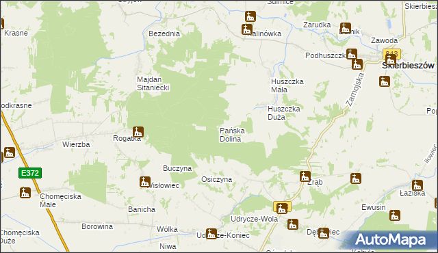 mapa Pańska Dolina, Pańska Dolina na mapie Targeo