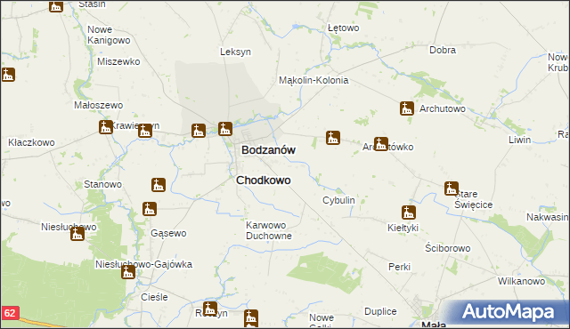 mapa Parkoczewo, Parkoczewo na mapie Targeo