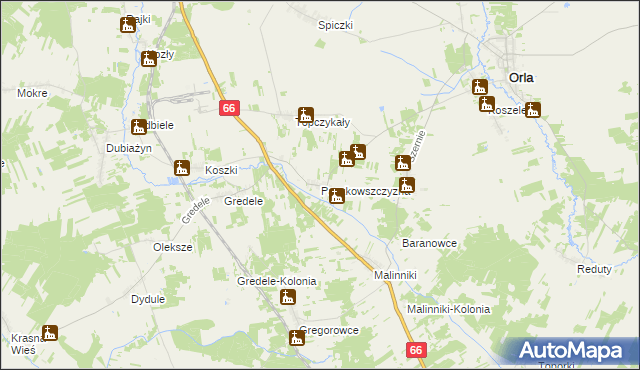 mapa Paszkowszczyzna, Paszkowszczyzna na mapie Targeo