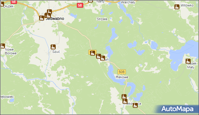 mapa Piduń, Piduń na mapie Targeo