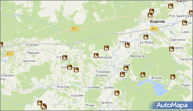 mapa Pietropole, Pietropole na mapie Targeo