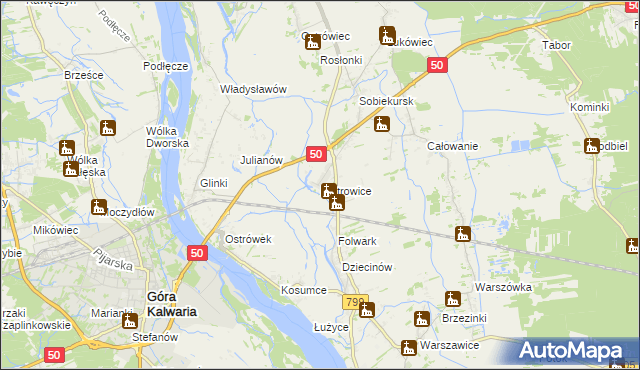 mapa Piotrowice gmina Karczew, Piotrowice gmina Karczew na mapie Targeo