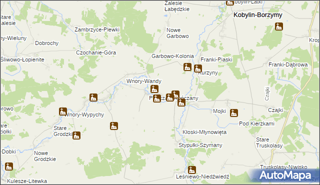 mapa Piszczaty-Piotrowięta, Piszczaty-Piotrowięta na mapie Targeo