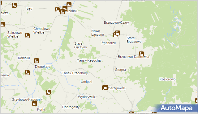 mapa Pobodze, Pobodze na mapie Targeo