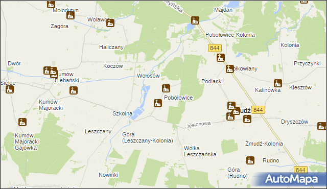 mapa Pobołowice, Pobołowice na mapie Targeo